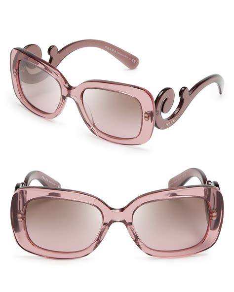 prada baroque sunglasses square